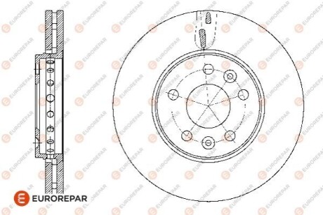 ДИСК ГАЛЬМ?ВНИЙ Eurorepar 1667863980 (фото 1)