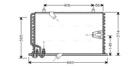 Конденсатор, кондиционер AVA COOLING BW5184