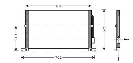 Конденсатор, Кондиціонер AVA COOLING FD5302