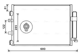 Конденсатор, Кондиціонер AVA COOLING FDA5484D (фото 1)