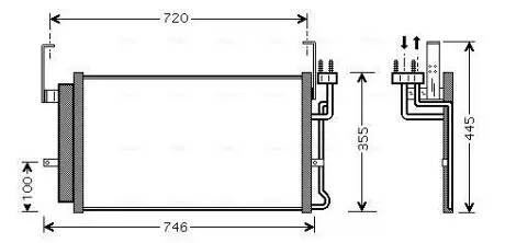 Конденсатор, кондиционер AVA COOLING HY5084D