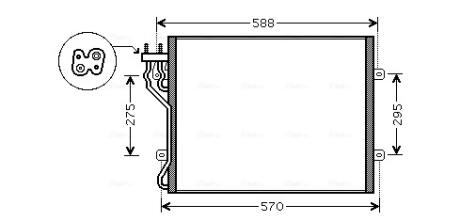 Конденсатор, Кондиціонер AVA COOLING JE5035