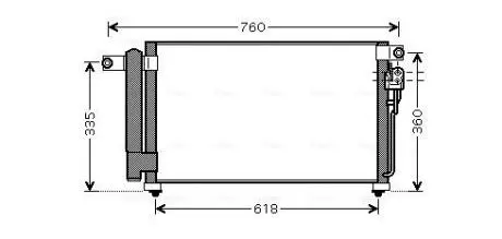 Конденсатор, кондиционер AVA COOLING KA5081D