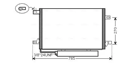 Конденсатор, кондиционер AVA COOLING MSA5579D