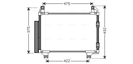 Конденсатор, Кондиціонер AVA COOLING TOA5404D