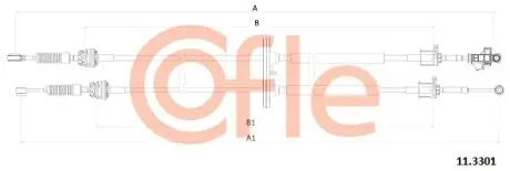ТРОС ПЕРЕКЛЮЧЕНИЯ ПЕРЕДАЧ?В ФИАТЕ COFLE 11.3301