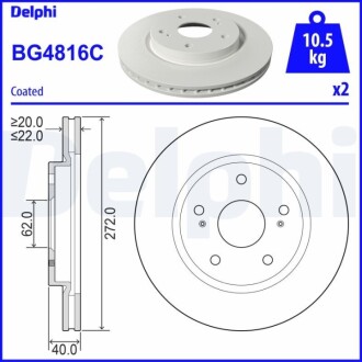 Ветчина Тарча. СУЗУКИ СВИФТ Delphi BG4816C (фото 1)