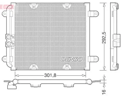 Конденсатор, Кондиціонер DENSO DCN02028