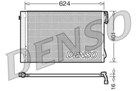 Конденсатор, Кондиціонер DENSO DCN05011