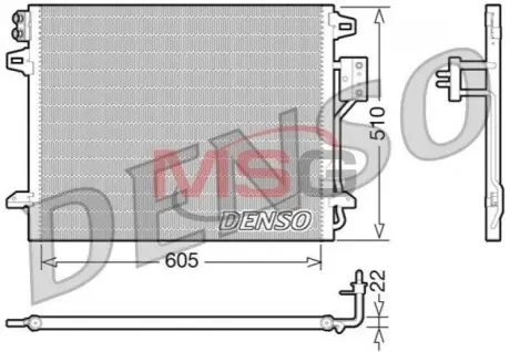 Конденсатор, Кондиціонер DENSO DCN06006