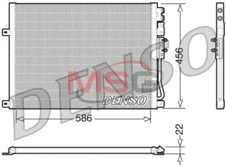 Конденсатор, Кондиціонер DENSO DCN06009