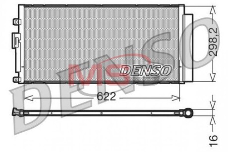 Конденсатор, Кондиціонер DENSO DCN09046