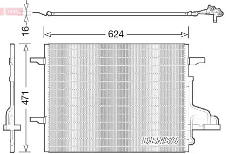 Конденсатор, Кондиціонер DENSO DCN10027