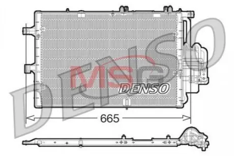Конденсатор, кондиционер DENSO DCN20017