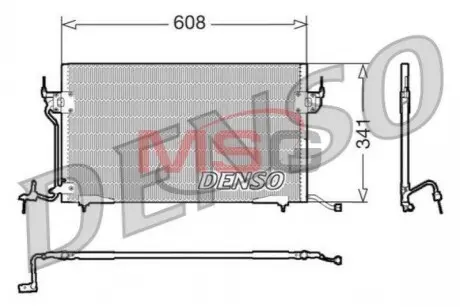 Конденсатор, кондиционер DENSO DCN21010