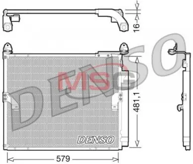Конденсатор, Кондиціонер DENSO DCN50019