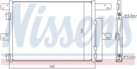 Конденсатор, Кондиціонер NISSENS 940096