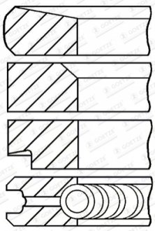 Комплект поршневих кілець GOETZE 08-278000-00