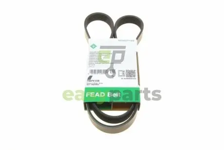 Ремінь генератора Citroen Jumpy/Peugeot 3008/5008/Expert 2.0BlueHDi 16- (6PK1230) INA FB6PK1230 (фото 1)