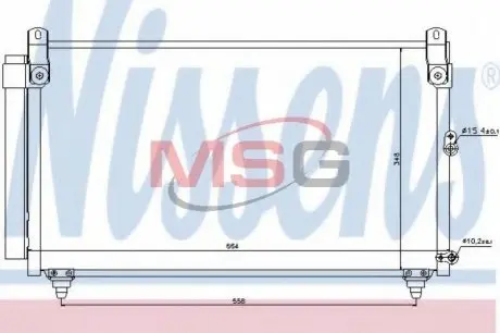 Конденсатор, кондиционер NISSENS 940191