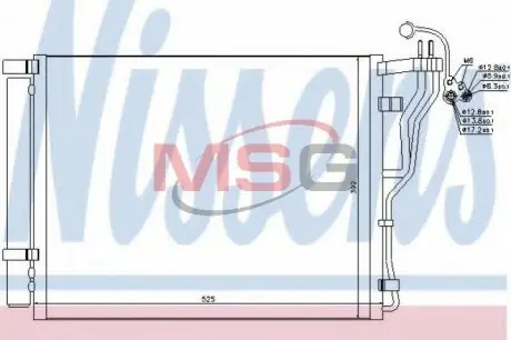 Конденсатор, кондиционер NISSENS 940273