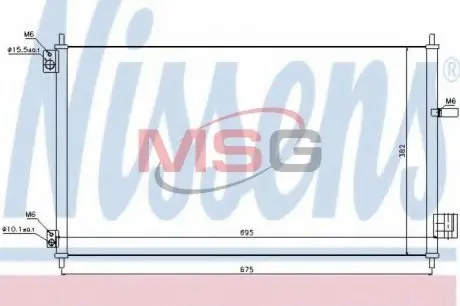 Конденсатор, кондиционер NISSENS 940293