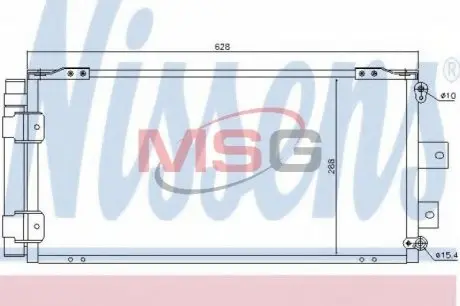 Конденсатор, Кондиціонер NISSENS 940421