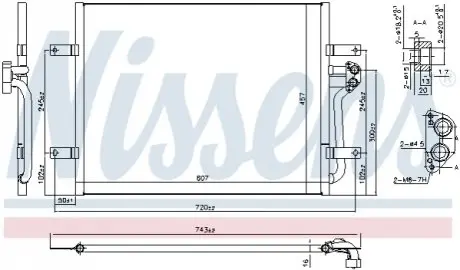 Конденсатор, кондиционер NISSENS 940585
