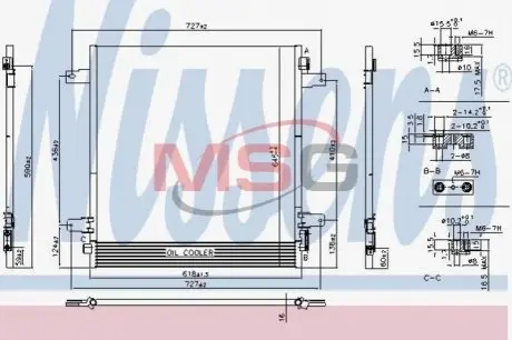 Конденсатор, кондиционер NISSENS 940619