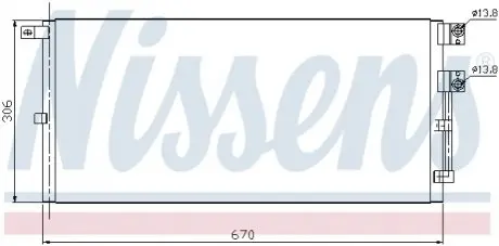 Конденсатор, кондиционер NISSENS 94916