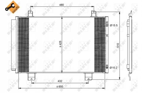 Конденсатор, Кондиціонер NRF 350092