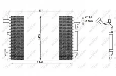 Конденсатор, кондиционер NRF 350094