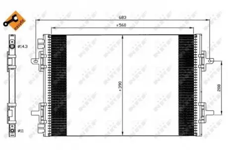 Конденсатор, Кондиціонер NRF 35634