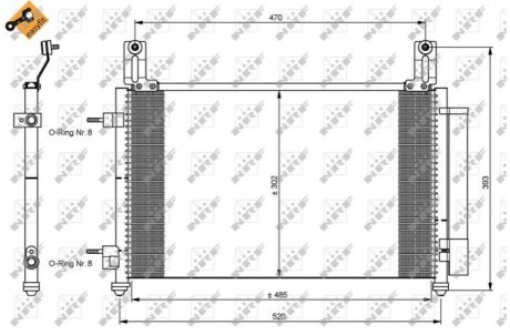 Конденсатор, Кондиціонер NRF 35796