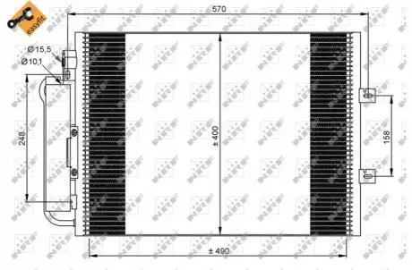 Конденсатор, кондиционер NRF 35879