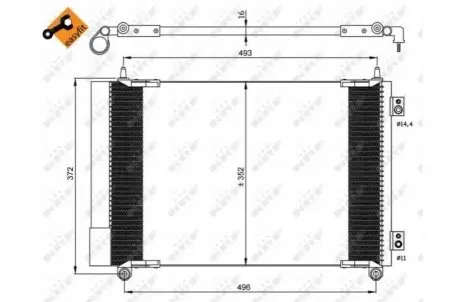 Конденсатор, кондиционер NRF 35899