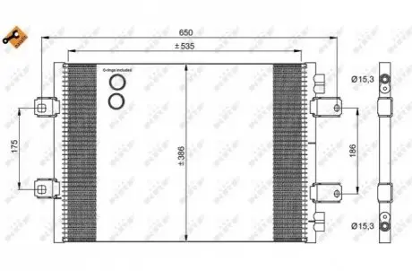 Конденсатор, кондиционер NRF 35909