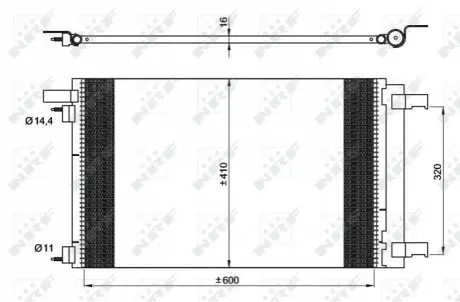 Конденсатор, кондиционер NRF 35948