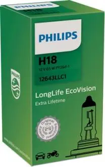 ?AR?WKA H18 65 Вт ДЛИТЕЛЬНЫЙ СРОК СЛУЖБЫ PHILIPS 12643LLC1