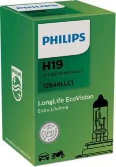 ?AR?WKA H19 65 Вт ДЛИТЕЛЬНЫЙ СРОК СЛУЖБЫ PHILIPS 12644LLC1