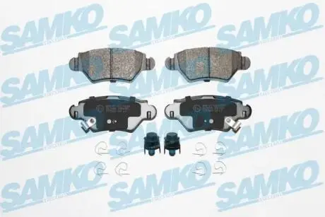 Фото колодки Хэм. Астра II ты? SAMKO 5SP699 Колодки Хэм. Астра II ты? SAMKO 5SP699