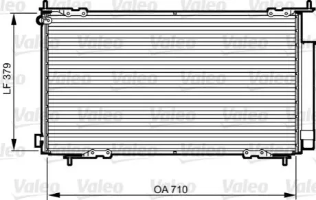 Конденсатор, кондиционер Valeo 814225
