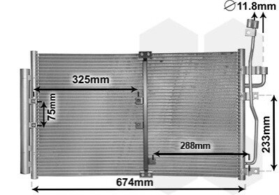 Конденсатор, кондиционер Van Wezel 37005425