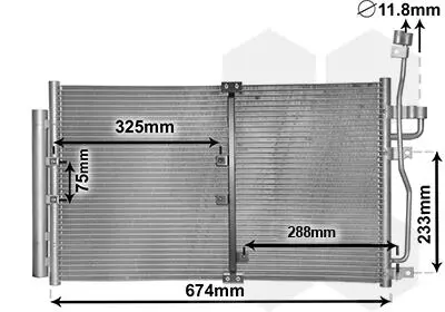 Конденсатор, Кондиціонер Van Wezel 37005425