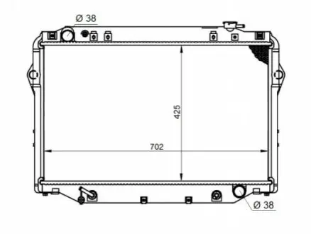 Ч?ДВИГАТЕЛЬ ODNICA TOYOTA NRF 596712
