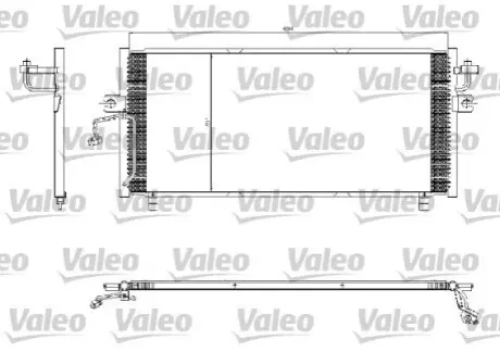Конденсатор, кондиционер Valeo 817253