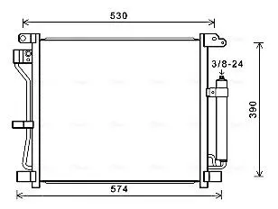 Конденсатор, кондиционер AVA COOLING DN5403D