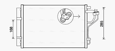 Конденсатор, Кондиціонер AVA COOLING HYA5308D