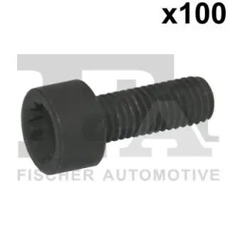 Болт з головкою системи TORX з чорного металу Fischer Automotive One (FA1) 982-T08-222.100