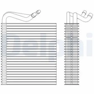 Фото випарник, Кондиціонер Delphi TSP0525202 Випарник, Кондиціонер Delphi TSP0525202